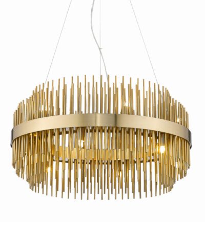 Подвесная люстра Delight Collection 68069 P68082-12 ant. brass