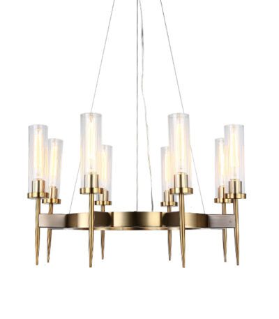 Подвесная люстра Delight Collection Alouette KM0936P-8 brass