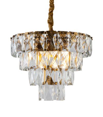 Подвесная люстра Delight Collection Amazone KG1113P-7 brass/clear