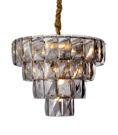 Подвесная люстра Delight Collection Amazone KG1113P-7 chrome/smoky