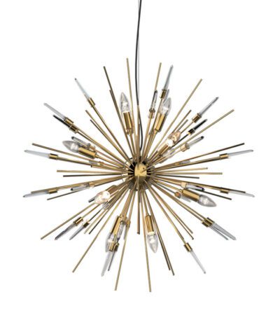 Подвесная люстра Delight Collection Boivin MD2094-12A gold/clear crystal