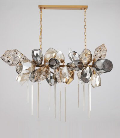 Подвесная люстра Delight Collection Britannica 8898P/BS gold/smoky