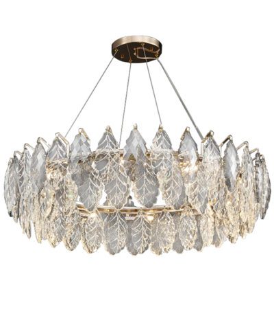 Подвесная люстра Delight Collection D8011P/R-1000 gold/smoky