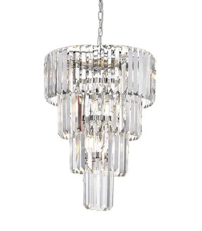 Подвесная люстра Delight Collection Helix 8114 L9 chrome