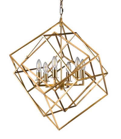 Подвесная люстра Delight Collection Matrix KM0282P-6 brass