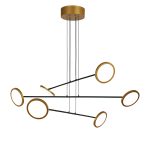 Подвесная люстра Delight Collection MD19001002-6A black/gold