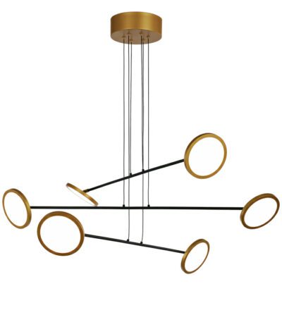 Подвесная люстра Delight Collection MD19001002-6A black/gold