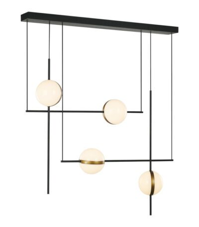 Подвесная люстра Delight Collection MD2062-4B black/brass