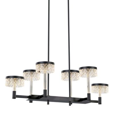 Подвесная люстра Delight Collection MD21020075 MD21020075-6B matt black