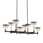 Подвесная люстра Delight Collection MD21020075 MD21020075-8B matt black