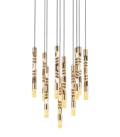 Подвесная люстра Delight Collection OM2365-F10 gold