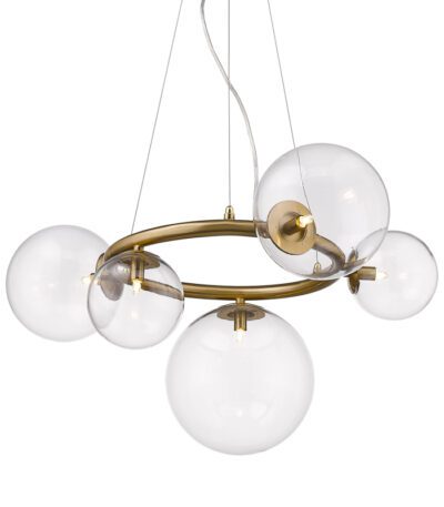 Подвесная люстра Delight Collection Puppet P68092-5 brass