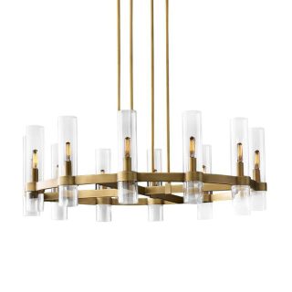 Подвесная люстра Delight Collection Ravelle MT8888-8H antique brass