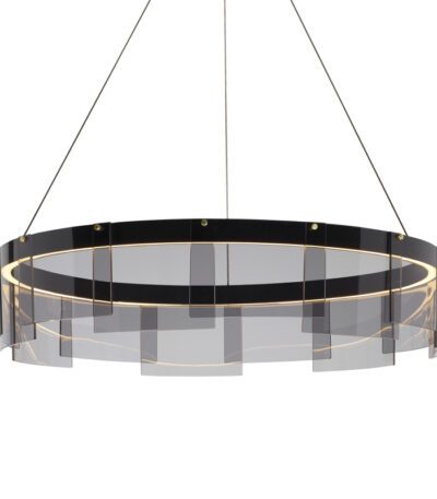 Подвесная люстра Delight Collection Stratos D8825P/L black/smoky