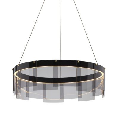 Подвесная люстра Delight Collection Stratos D8825P/S black/smoky