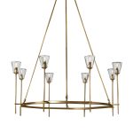 Подвесная люстра Delight Collection Torche De Verre 8614P/8 gold