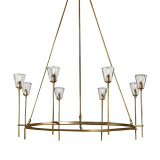 Подвесная люстра Delight Collection Torche De Verre 8614P/8 gold