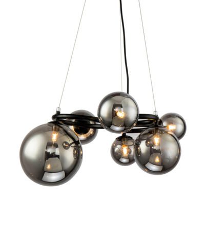 Подвесная люстра Delight Collection Wendt KG1202P-6 grey/clear