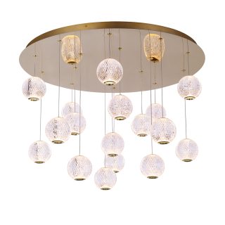 Подвесная люстра DeLight Collection Elliot Diamante MD20001012-17A gold