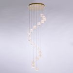 Подвесная люстра DeLight Collection Elliot Diamante MD20001012-18A gold