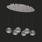 Подвесная люстра DeLight Collection Elliot Diamante MD20001012-6A chrome