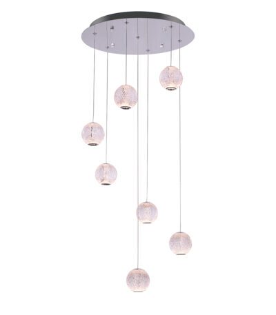 Подвесная люстра DeLight Collection Elliot Diamante MD20001012-7A chrome