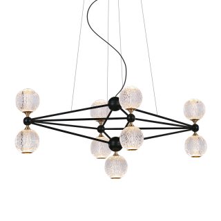 Подвесная люстра DeLight Collection Elliot Diamante MD20022005-9B black/chrome