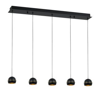 Подвесная люстра DeLight Collection MD21001034-5B black/gold