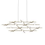 Подвесная люстра DeLight Collection Molecular MD18001067-14A black/gold