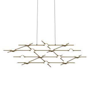 Подвесная люстра DeLight Collection Molecular MD18001067-14A black/gold