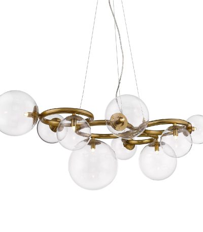 Подвесная люстра DeLight Collection Puppet P68092-9 brass