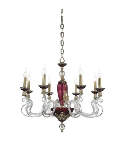 Подвесная люстра Dio DArte Elite Rimini E 1.1.8 Red