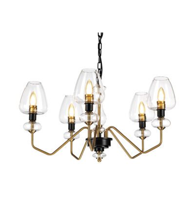 Подвесная люстра Elstead Lighting Armand DL-ARMAND5-AB