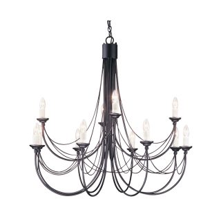Подвесная люстра Elstead Lighting CB12-BLACK