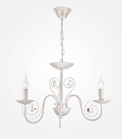 Подвесная люстра Eurosvet 60018/3 белый с золотом