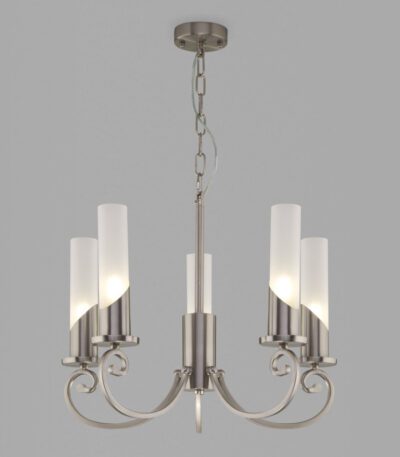 Подвесная люстра Eurosvet 60117/5 никель