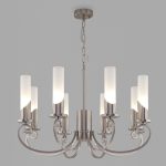 Подвесная люстра Eurosvet 60117/8 никель Smart a050019