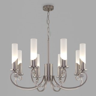 Подвесная люстра Eurosvet 60117/8 никель Smart a050019