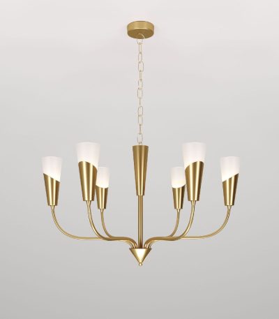 Подвесная люстра Eurosvet 60167/6 латунь Smart a068279