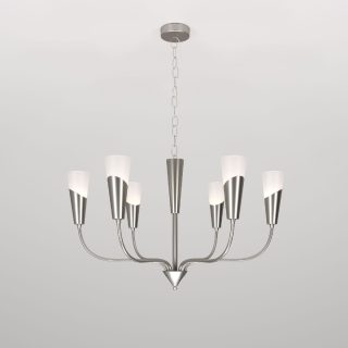 Подвесная люстра Eurosvet 60167/6 никель Smart a068284