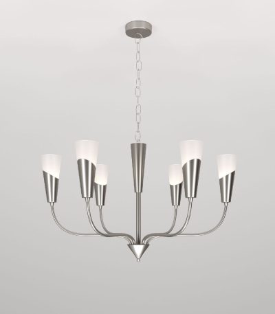 Подвесная люстра Eurosvet 60167/6 никель Smart a068284