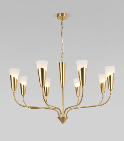 Подвесная люстра Eurosvet 60167/8 латунь Smart a068281