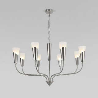 Подвесная люстра Eurosvet 60167/8 никель Smart a068285