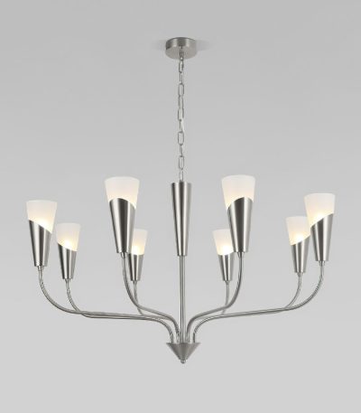 Подвесная люстра Eurosvet 60167/8 никель Smart a068285