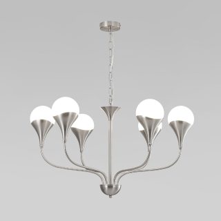 Подвесная люстра Eurosvet 60169/6 никель Smart a068276