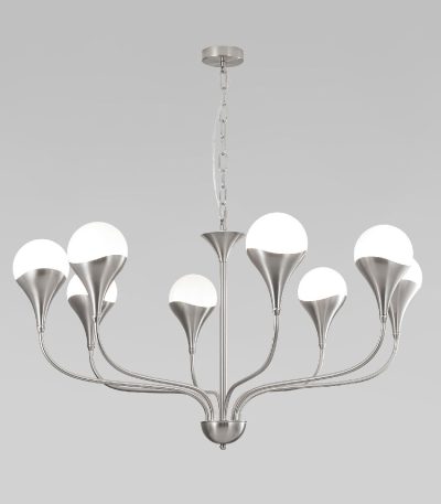Подвесная люстра Eurosvet 60169/8 никель Smart a068277