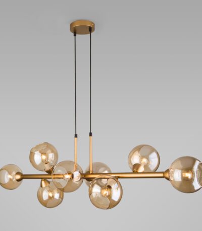 Подвесная люстра Eurosvet 70113/8 янтарный