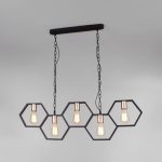 Подвесная люстра Eurosvet 70117/5 черный