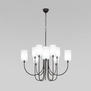 Подвесная люстра Eurosvet Abbey 60164/10 черный Smart a065748