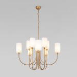 Подвесная люстра Eurosvet Abbey 60164/10 латунь Smart a065749